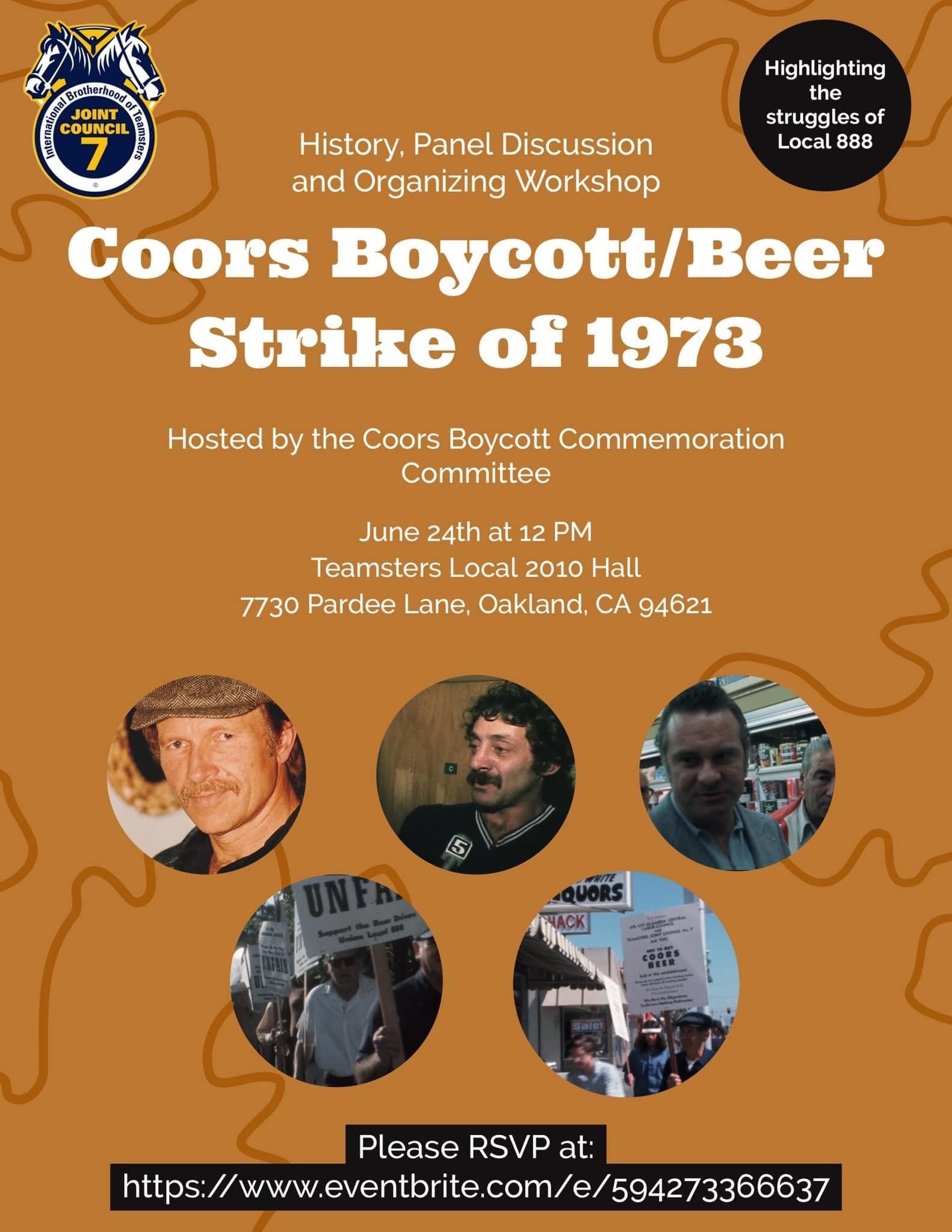 Read more about the article Upcoming Talk & Workshop: Remembering the Coors Boycott & Beer Strike of ’73